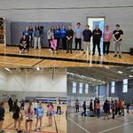 HPE Majors Teach Pickleball to Middle Schoolers